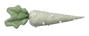 17" by 3.5" Natural Plush Felt Ball Carrot 63255NAT