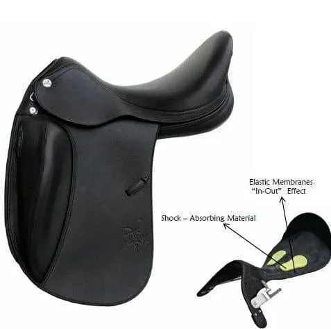 17" Prestige X Helen K Monoflap Dressage Saddle