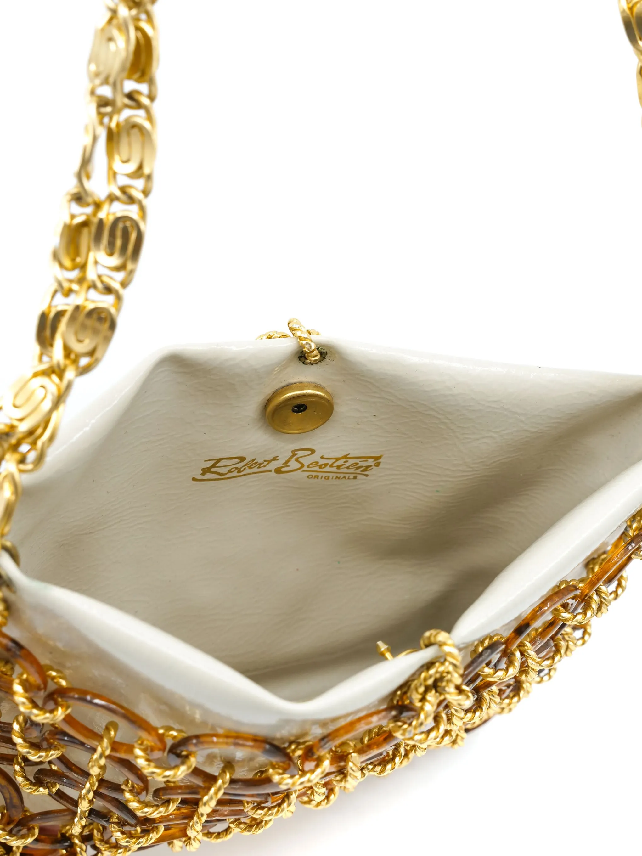 1960s Tortoise Ring Chain Bag