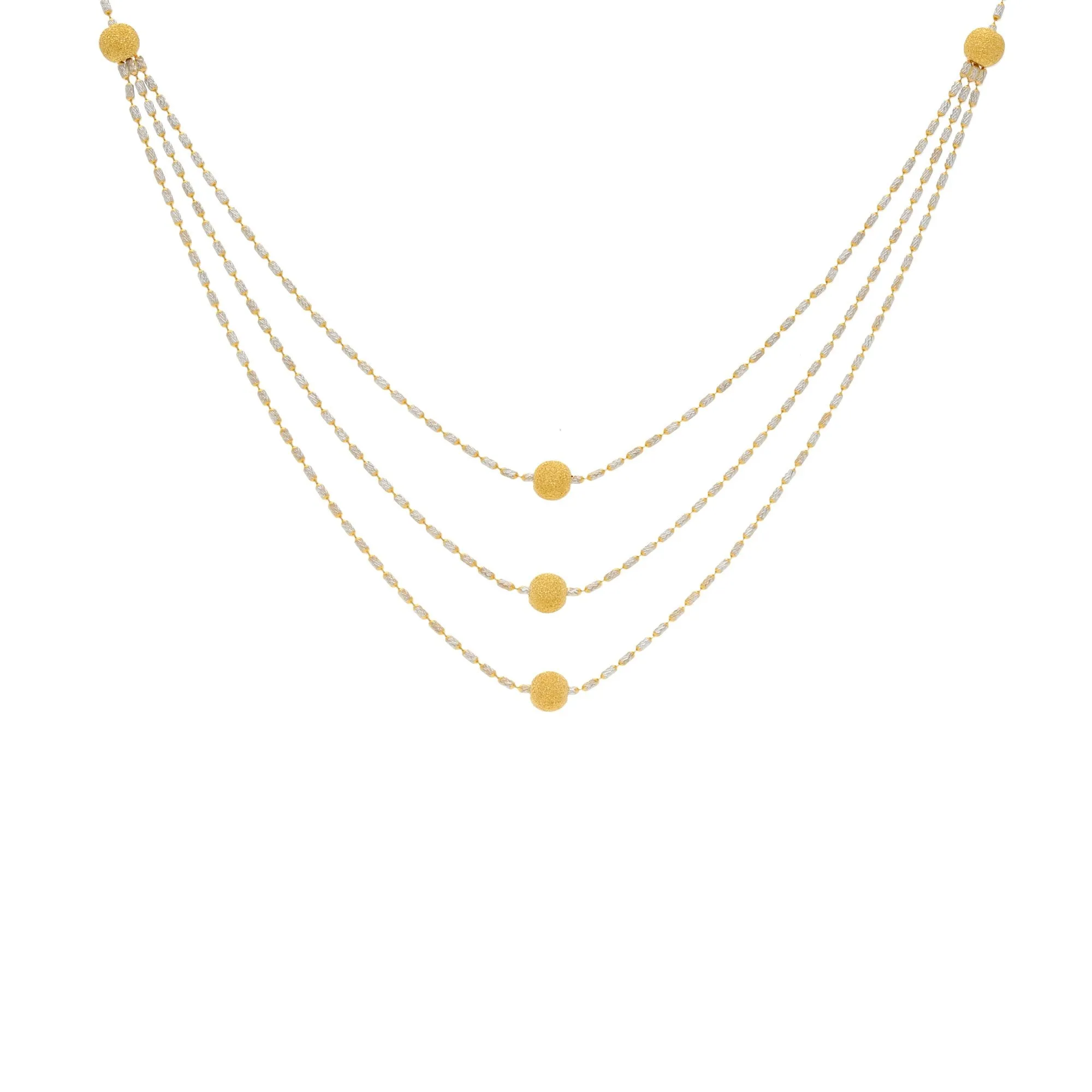 22K Gold Dazzling Singapore set w/ Earrings