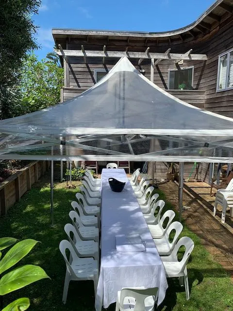 3x6m Clear Top Canopy = 18m2
