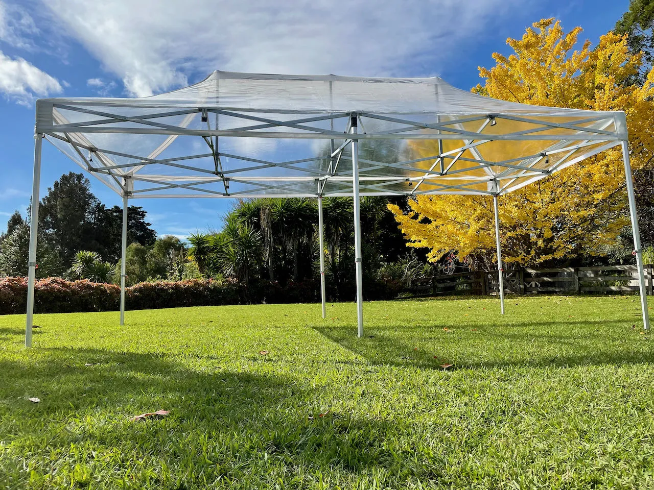 3x6m Clear Top Canopy = 18m2