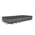 561KG Bestway APX365 24' x 12' x 52" Portable Swimming Pool Set