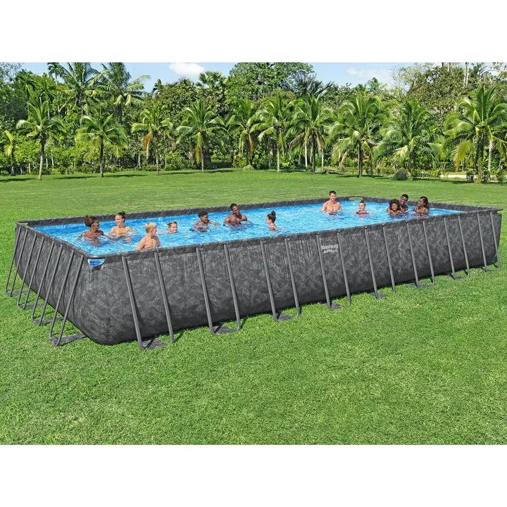 561KG Bestway APX365 24' x 12' x 52" Portable Swimming Pool Set