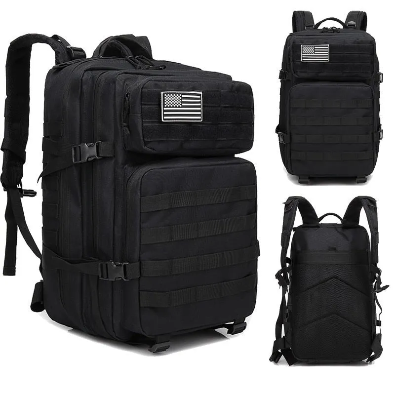 Army Waterproof Molle Bug Out Bag Outdoor Travel Camping Backpack
