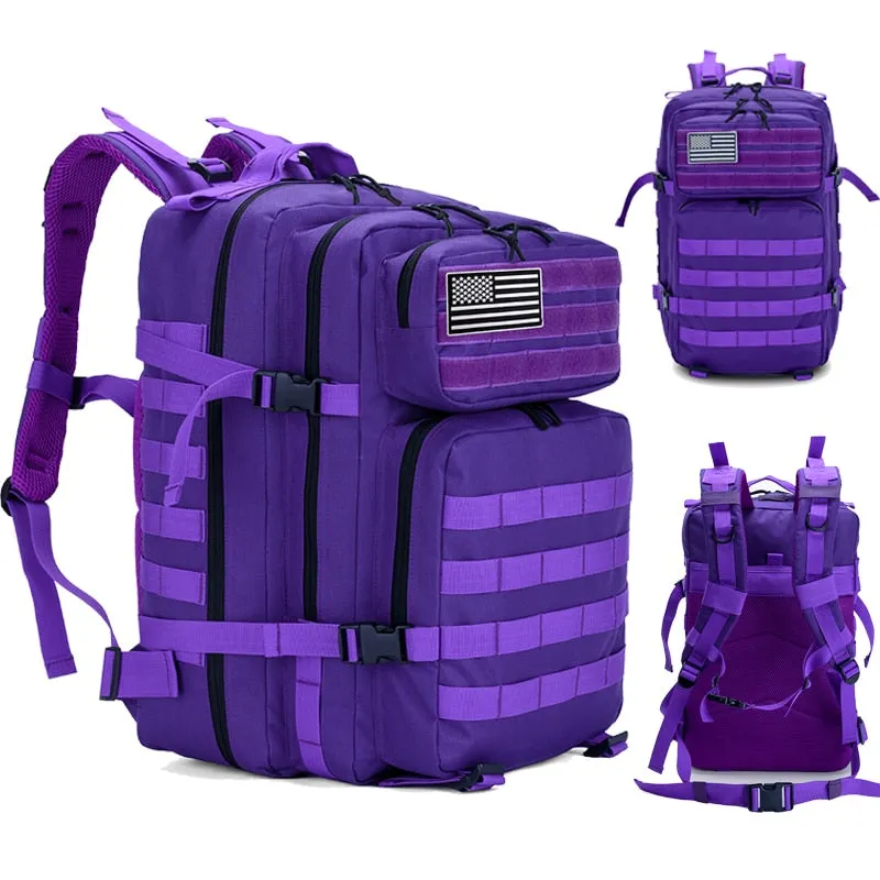 Army Waterproof Molle Bug Out Bag Outdoor Travel Camping Backpack
