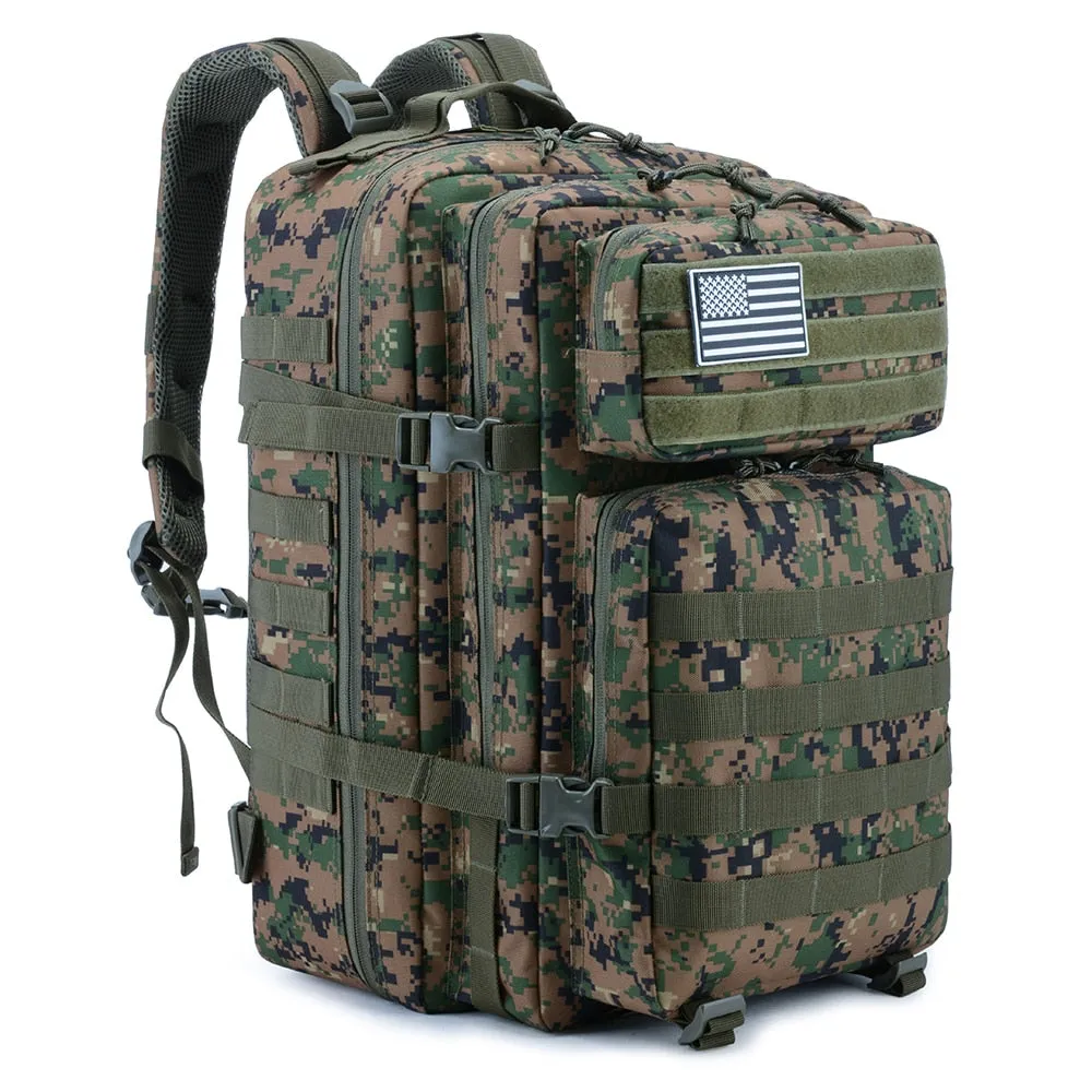 Army Waterproof Molle Bug Out Bag Outdoor Travel Camping Backpack