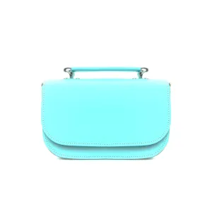 Aura Handmade Leather Bag - Limpet - Shell Blue