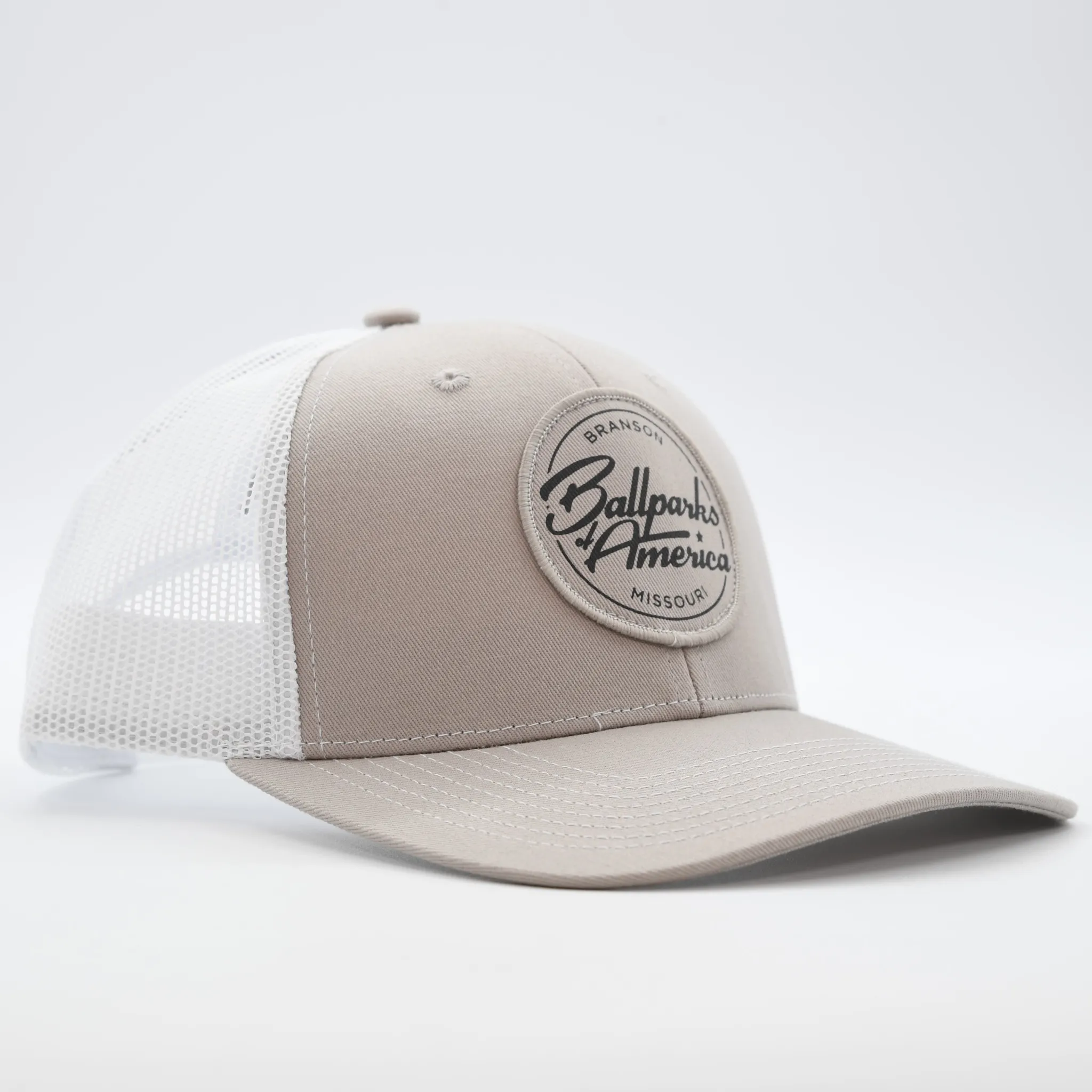 Ballparks of America Hat - Brown/White Circle Patch