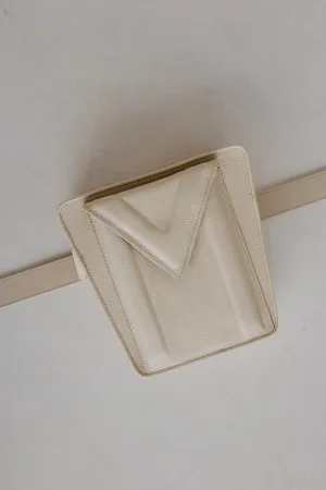 Belt Bag: Belt XL Sand Structured   Trapezium M Sand Structured