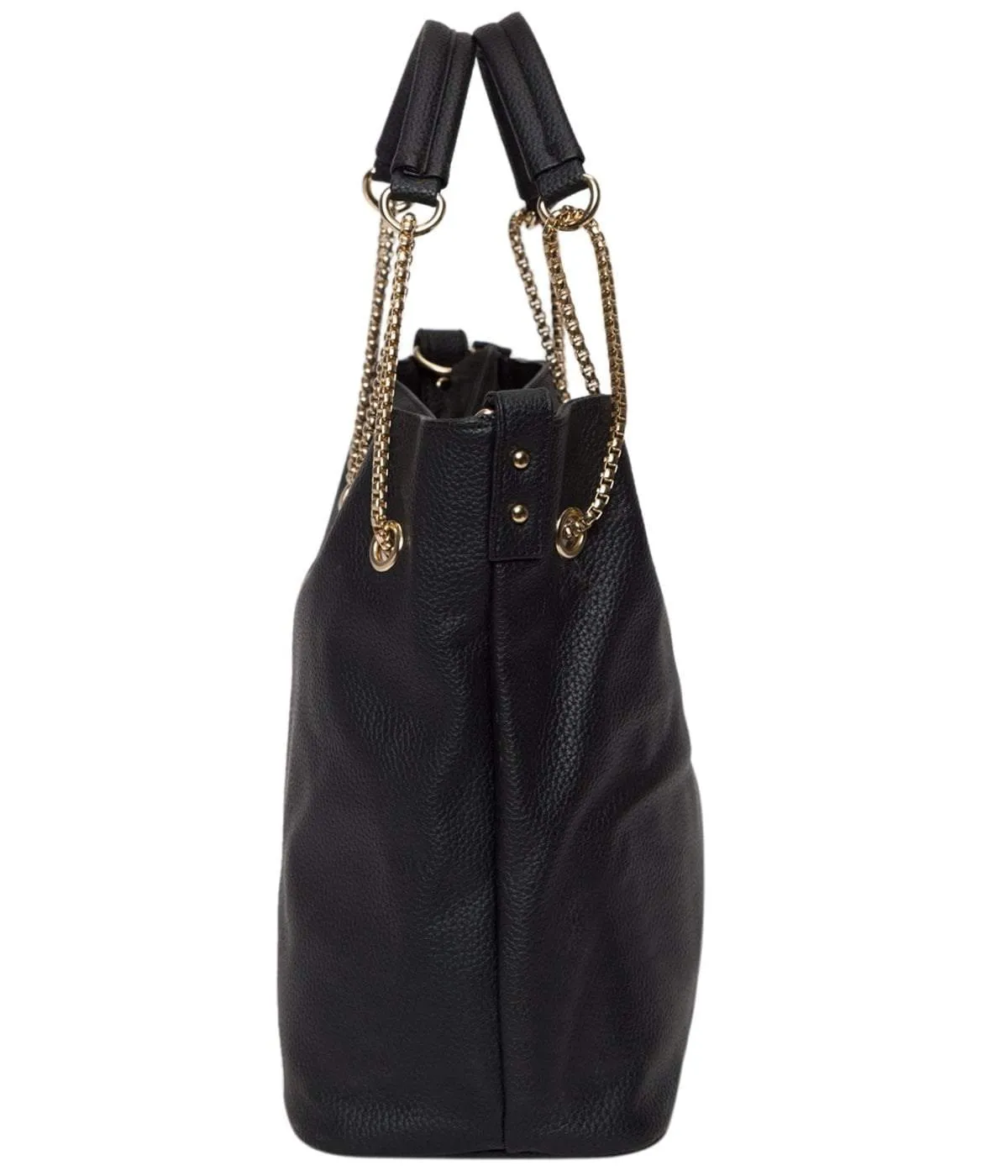 Black Chain Tote Bag