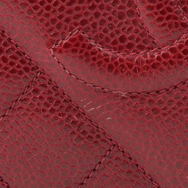 Chanel Around 1995 Made Caviar Skin Cc Mark Stitch Chain Shoulder Bag Bordeaux