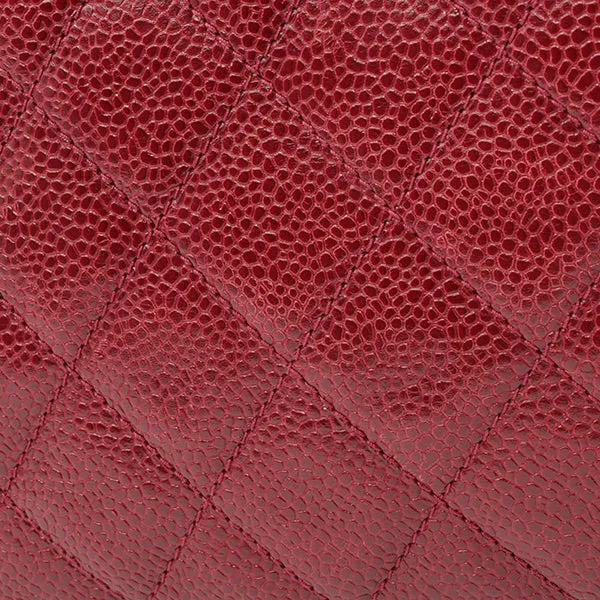 Chanel Around 1995 Made Caviar Skin Cc Mark Stitch Chain Shoulder Bag Bordeaux
