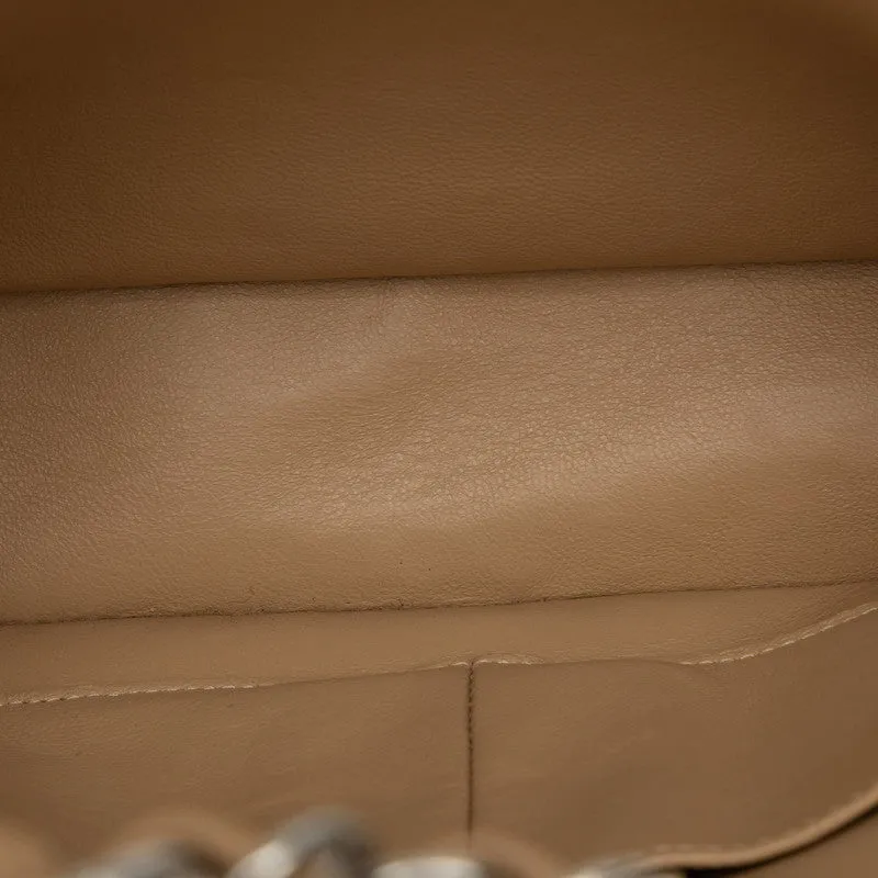 Chanel Coco  Chain Shoulder Bag White Multicolor Tweed  Chanel