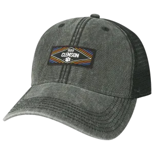 Clemson Black Dashboard Trucker