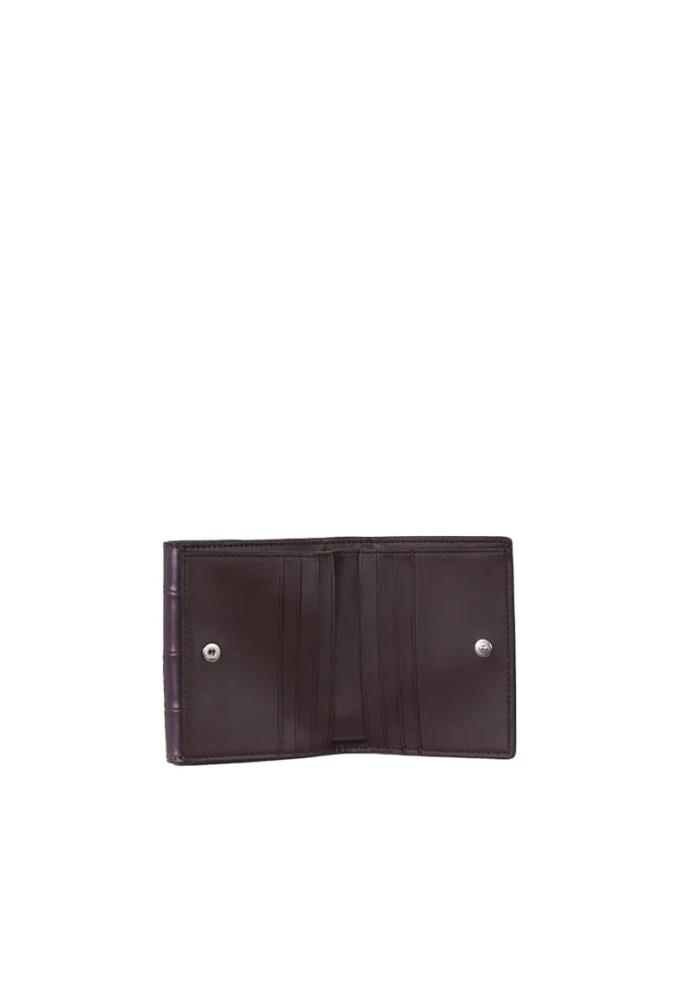 Coach Small Morgan Wallet Embossed Leather In Amethyst CM263