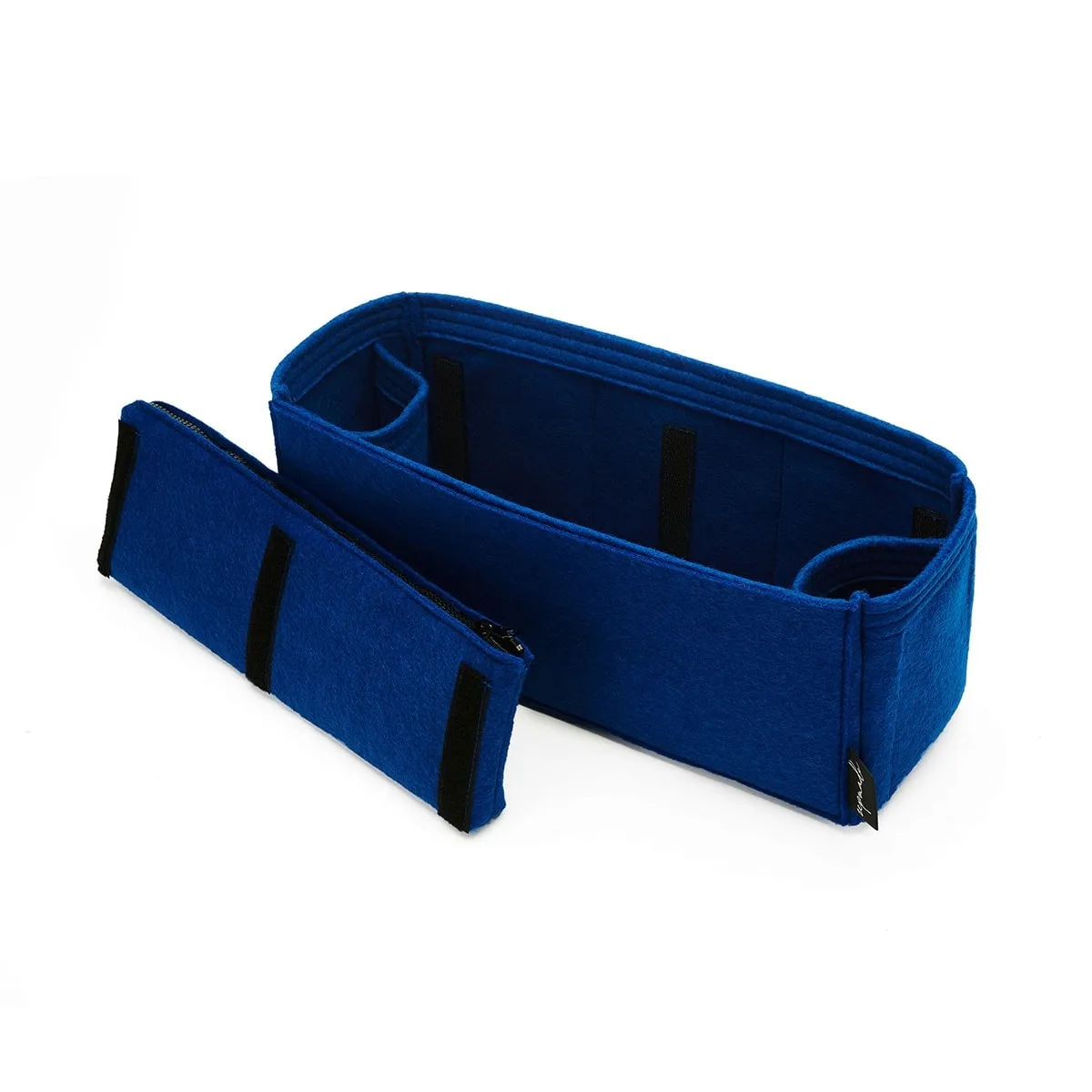Custom Size Bag Organizer with Zipper Side Pouch and Double Bottle Holders