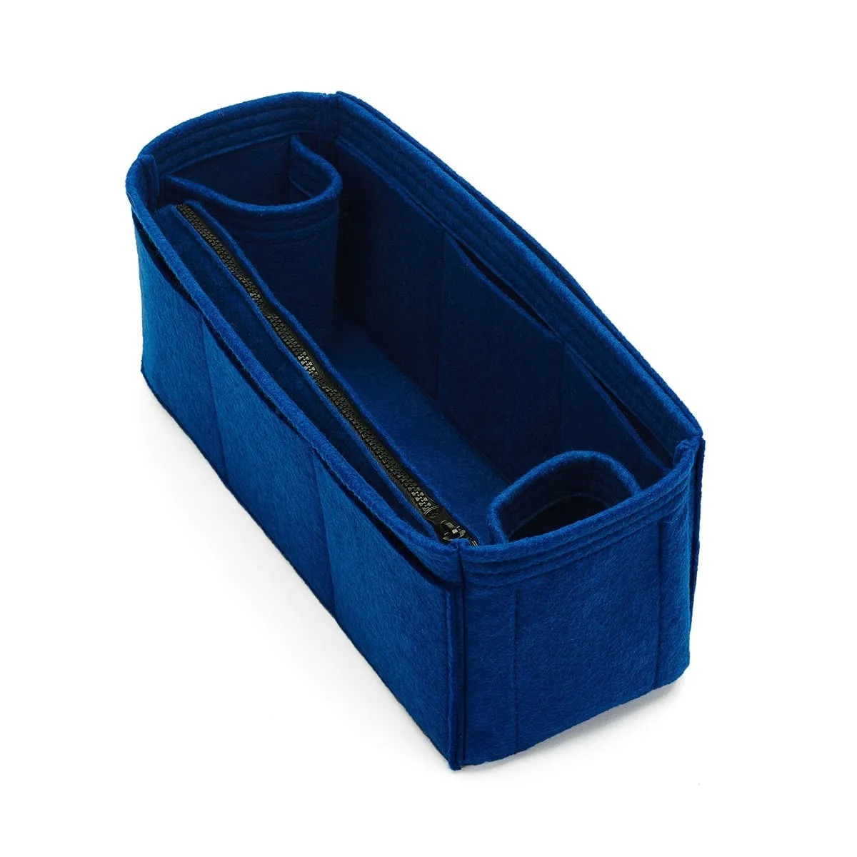 Custom Size Bag Organizer with Zipper Side Pouch and Double Bottle Holders