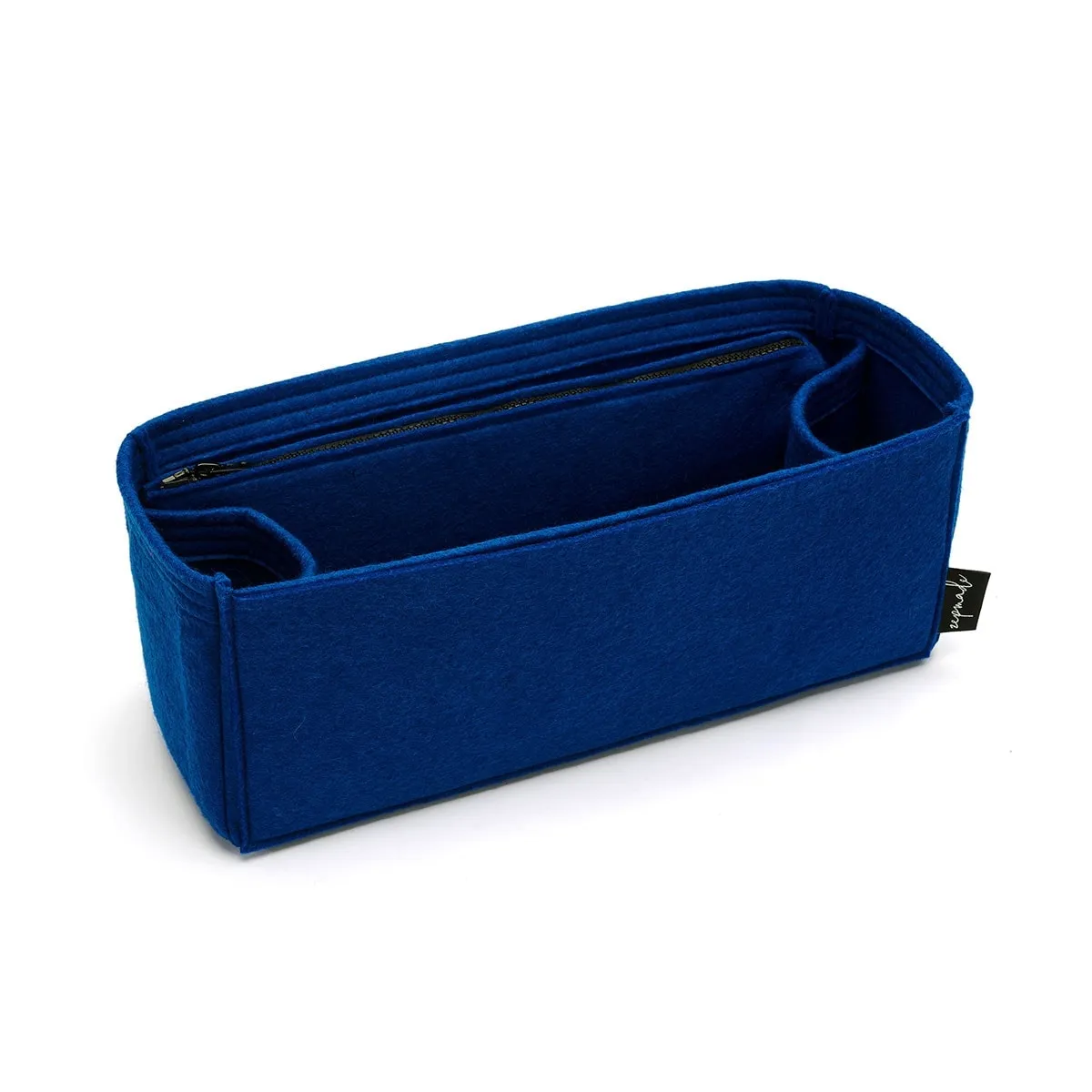 Custom Size Bag Organizer with Zipper Side Pouch and Double Bottle Holders