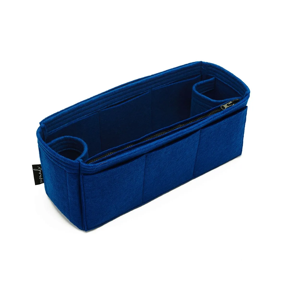 Custom Size Bag Organizer with Zipper Side Pouch and Double Bottle Holders