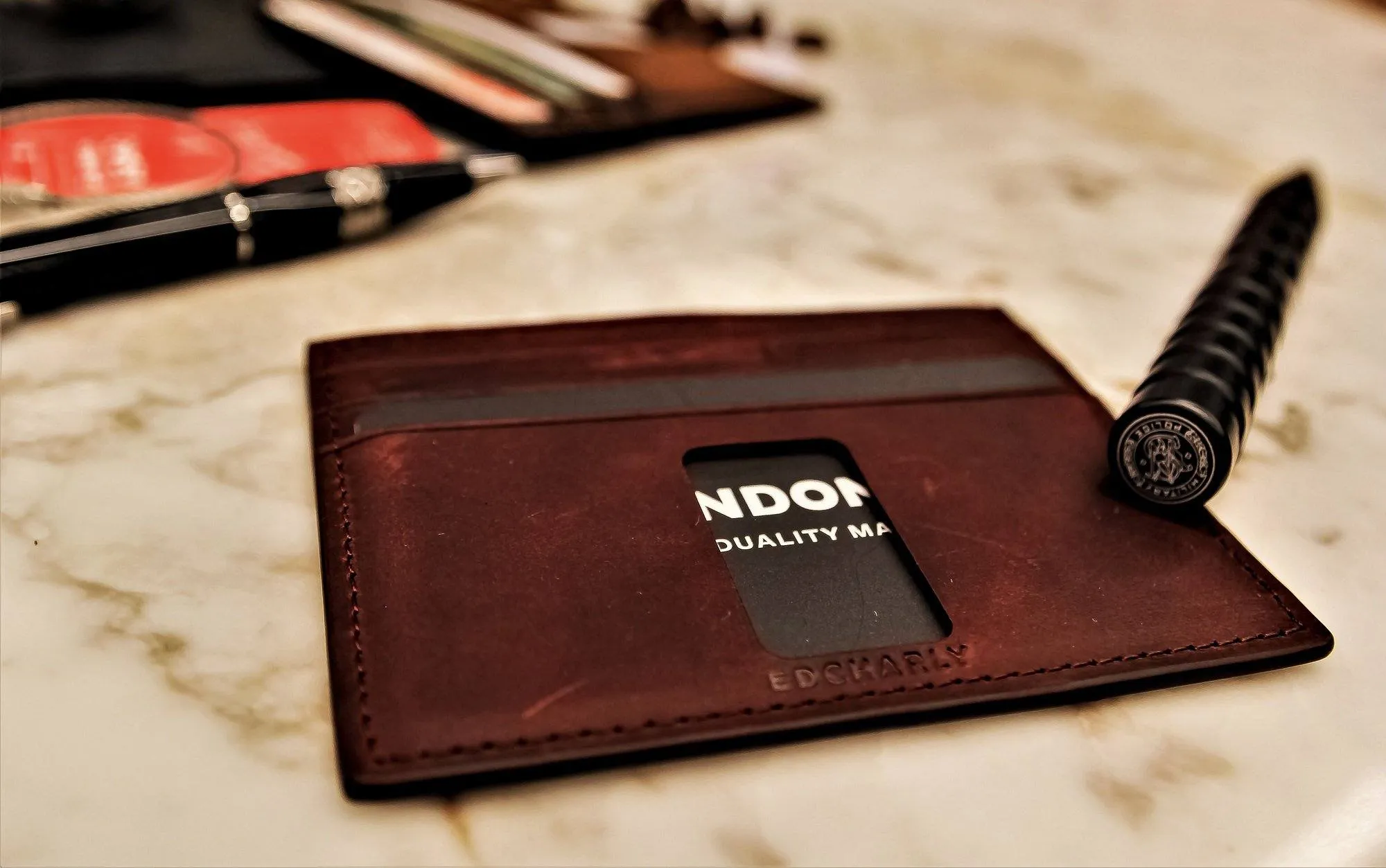 Ed Contemporary (Red Crazy Horse Leather)
