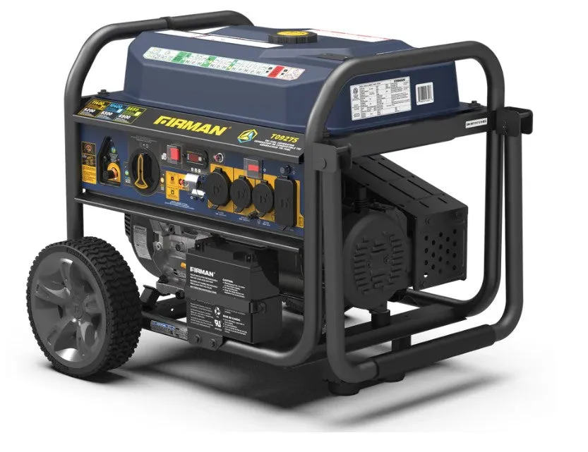 Firman T09275 Tri-Fuel Generator 9200W/11400W 120V/240V 50 Amp Electric Start With CO Alert New