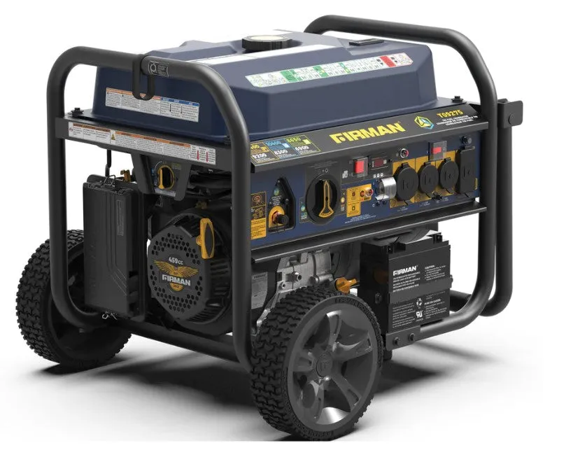 Firman T09275 Tri-Fuel Generator 9200W/11400W 120V/240V 50 Amp Electric Start With CO Alert New