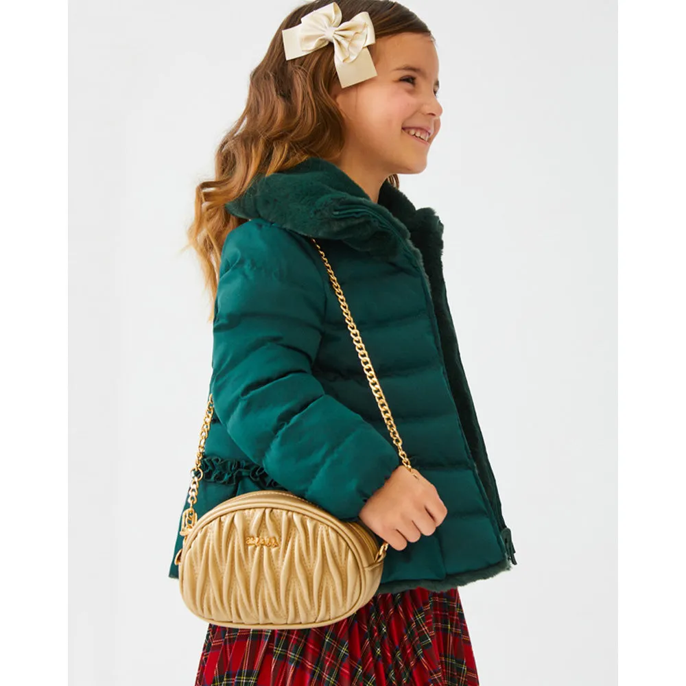 Gold Leatherette Bag