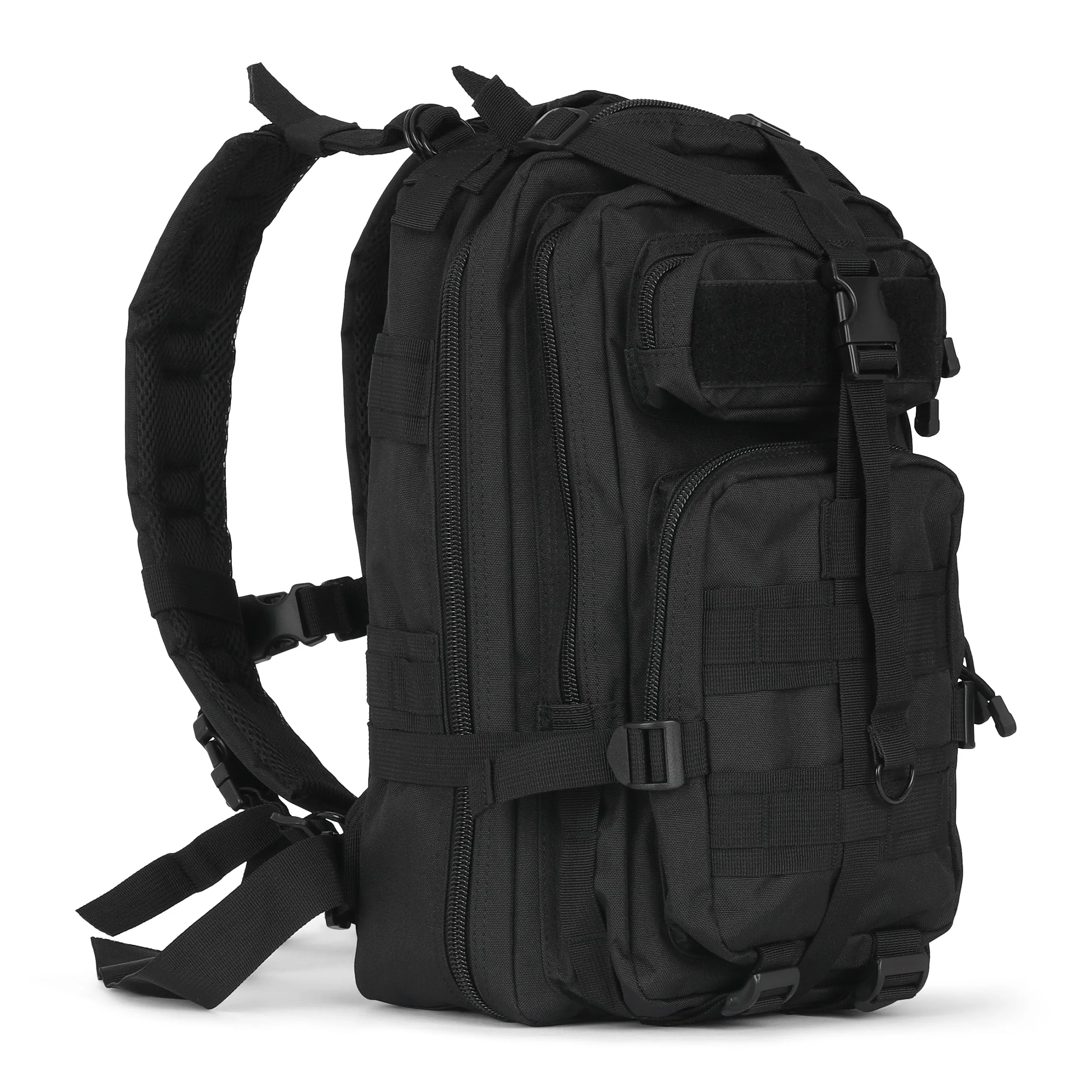 Gorilla Paks™ Small 30L Military Tactical Backpack (Black) Assault 3 Day Pack Army Molle Bag Backpacks Rucksack - Hunting, Hiking.