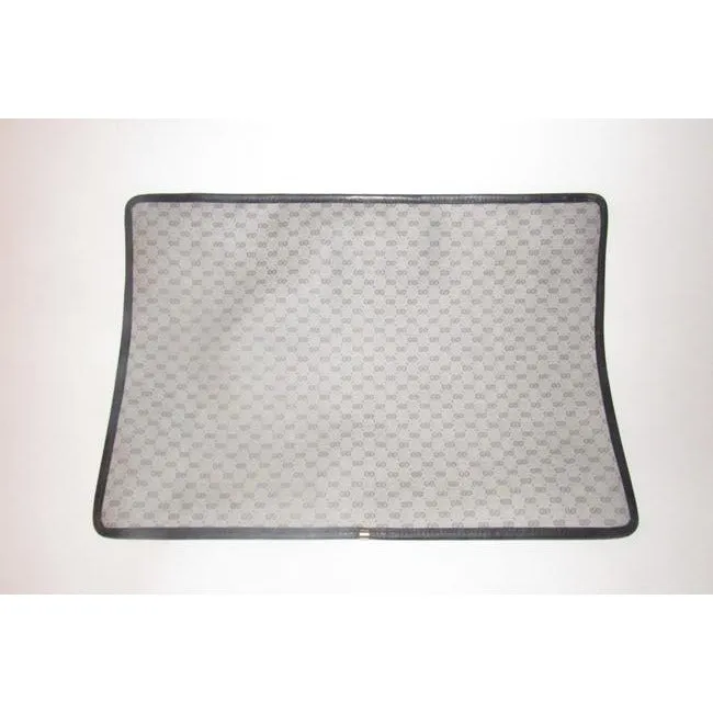 Gucci Early Xl Web Supreme Portfolio Purse Navy Blue Small G Logo Print Coated Canvas And Navy