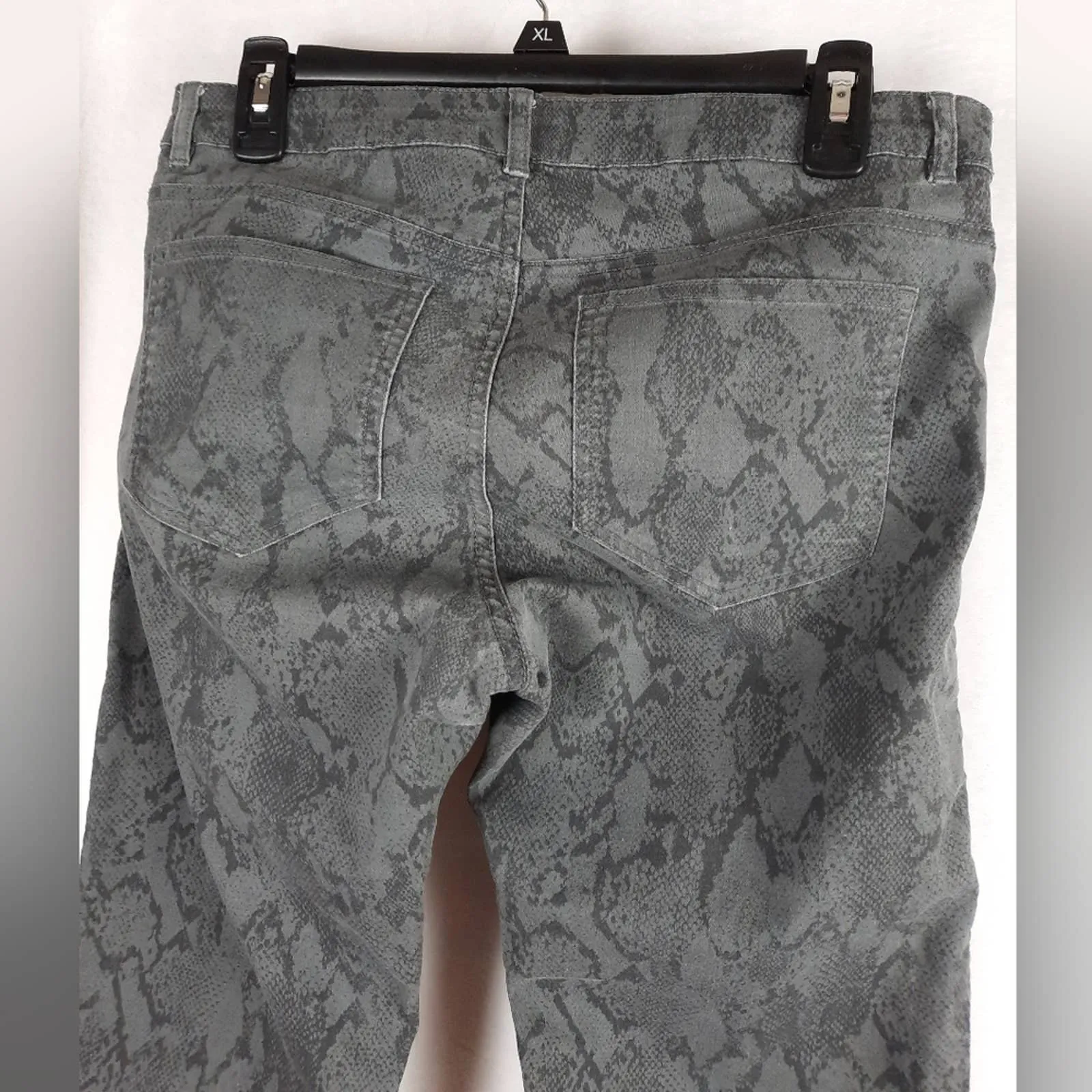 H&M Snakeskin Jeggings EUC