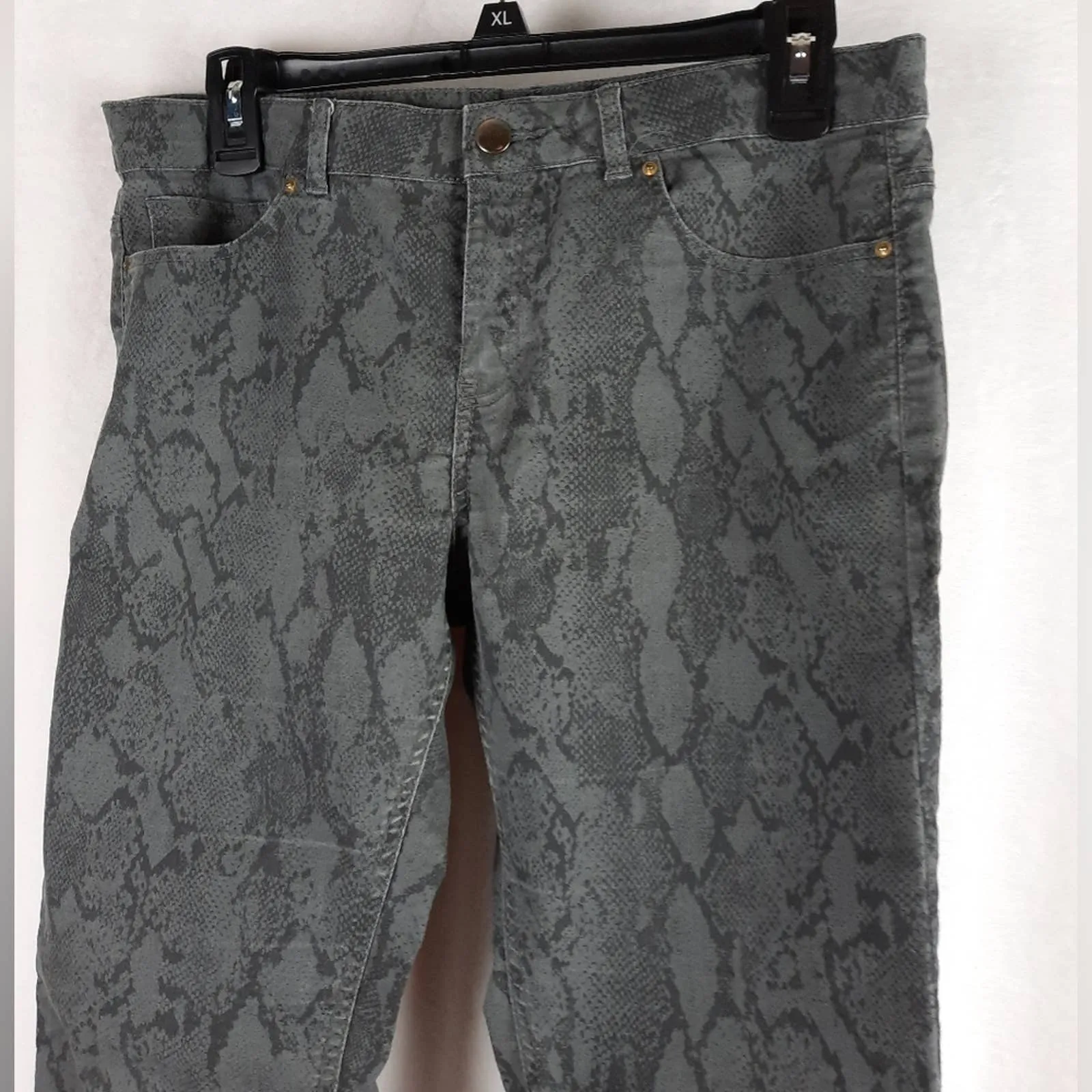 H&M Snakeskin Jeggings EUC