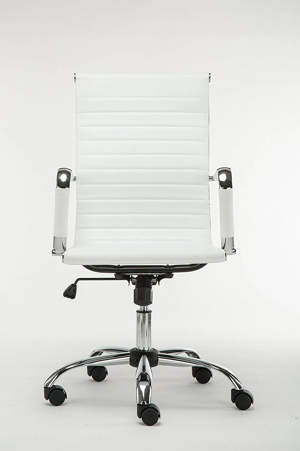 High Back Swivel Adjustable Office Executive Chair, Swivel, White