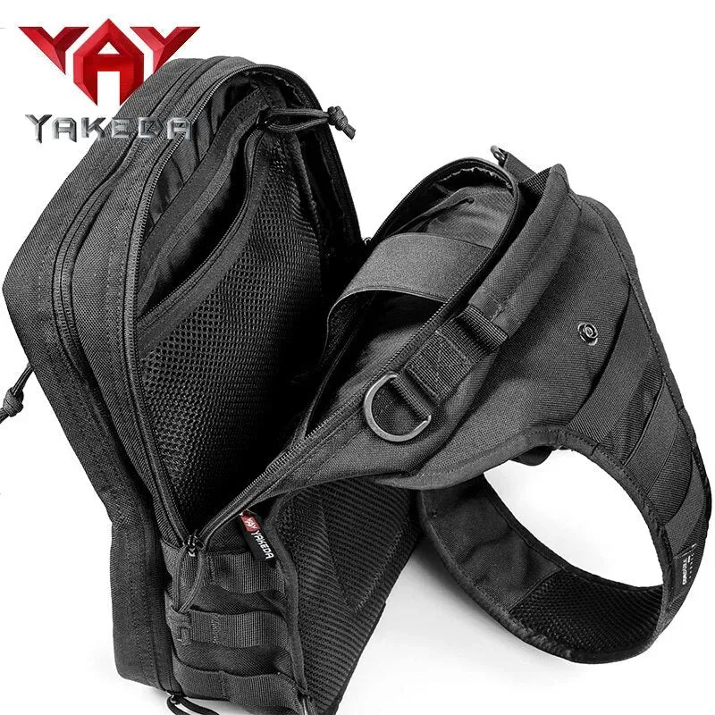 KF-088 Nylon Tactical Sling Bag Cross Body Gun Backpack Design For Handgun Move Quickly
