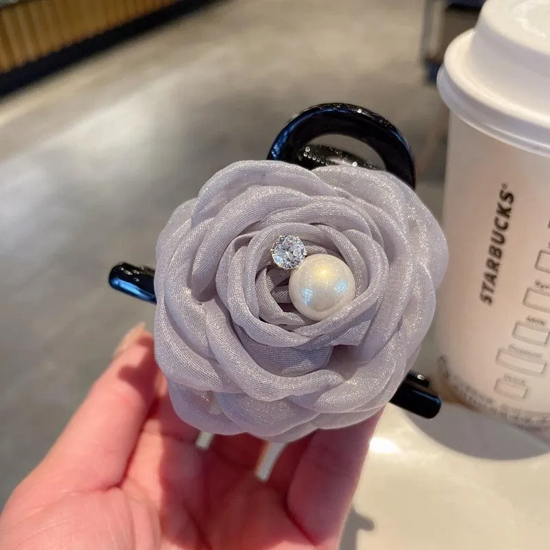 Ladies Simple Solid Color Elegant Hair Claw Clip SKAJ081