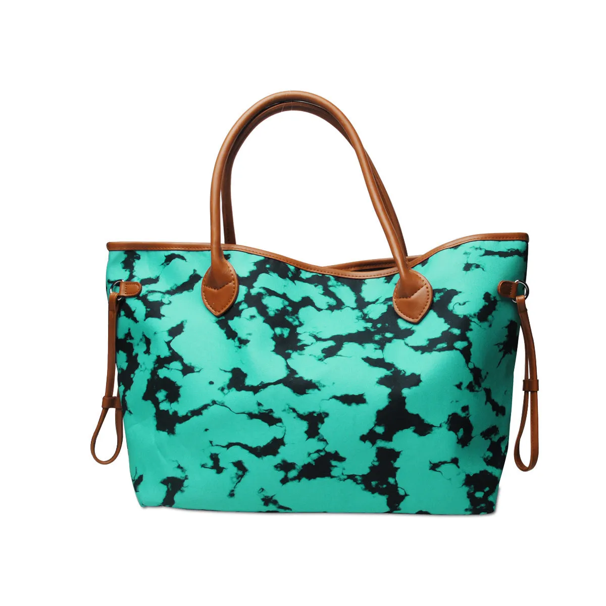 Large Capacity Tote Bag Mixed Color Tribal Hand Shoulder Bag