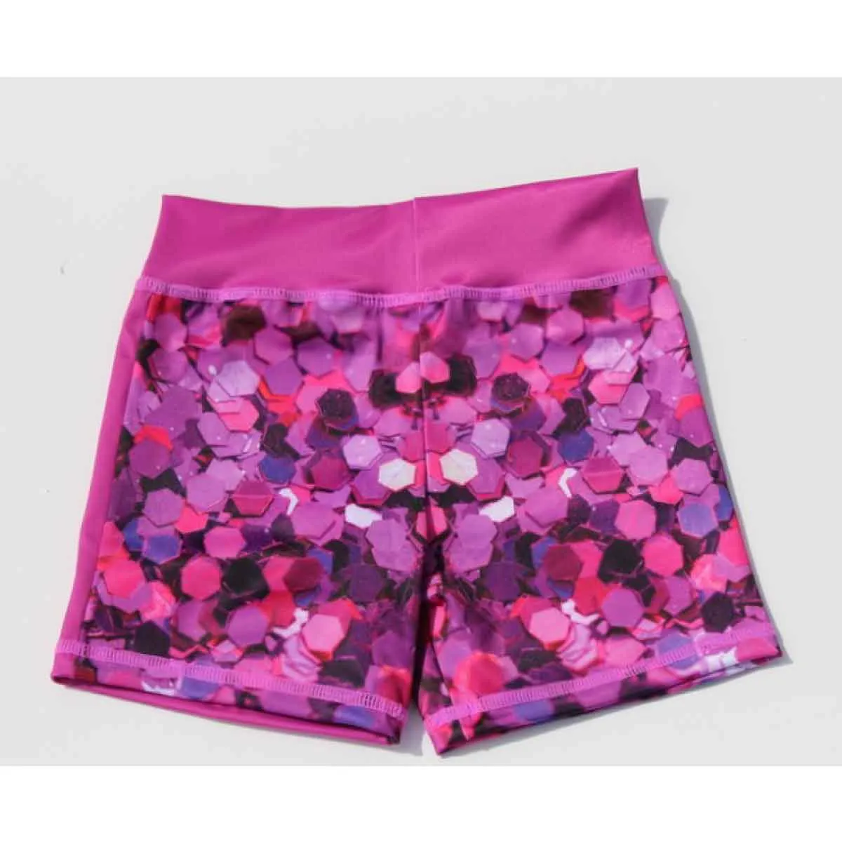 LOVE - PINK SPANGLE GIRLS' SHORTS