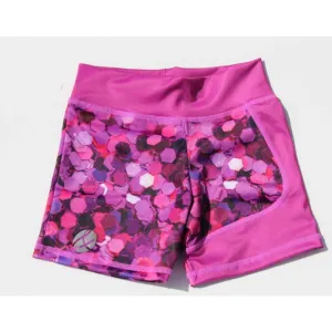 LOVE - PINK SPANGLE GIRLS' SHORTS