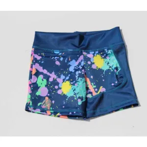 LOVE - SPLASH PAINT GIRLS' SHORTS