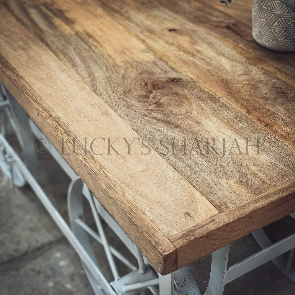Low Cart wheel table
