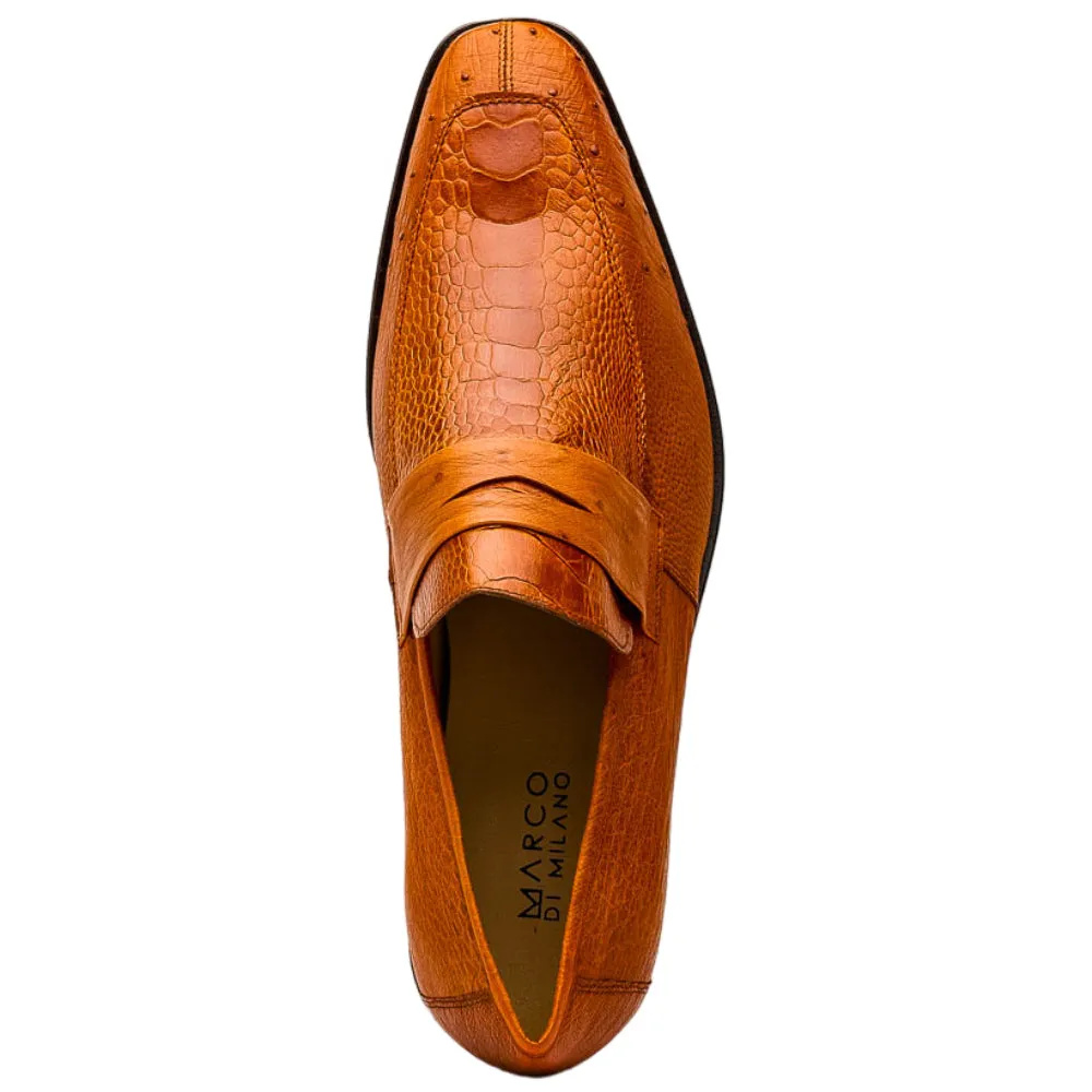 Marco Di Milano Fangio Ostrich Leg Cognac