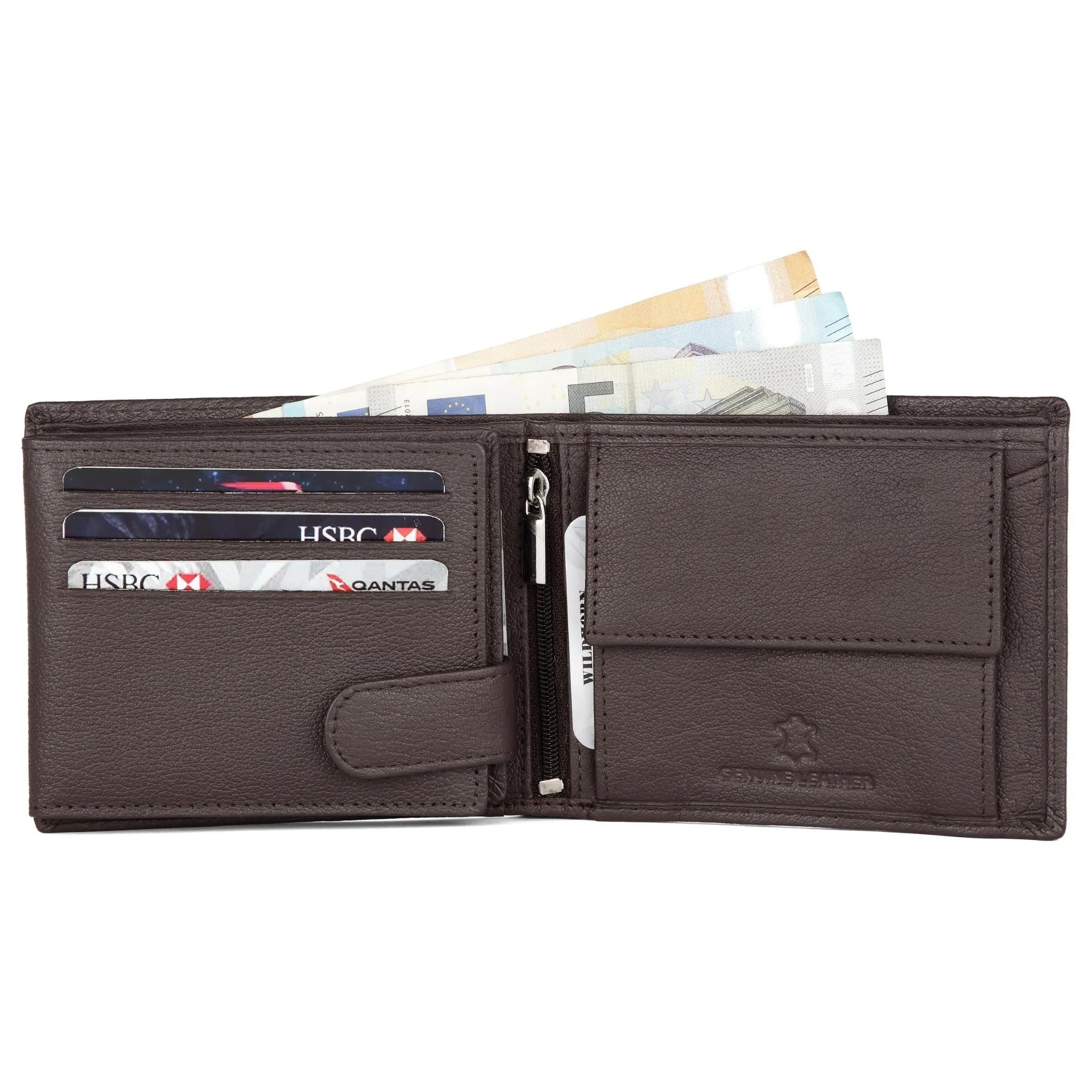 MARCUS RFID Protected Leather Wallet for Men