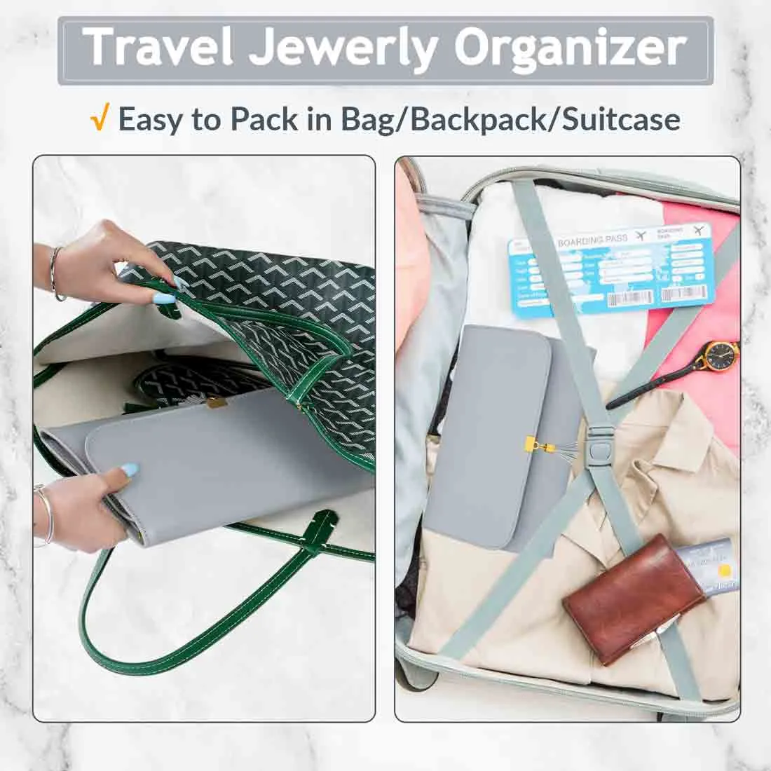 Matein Jewelry Travel Organizer