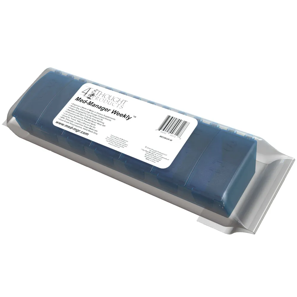 Med Manager Weekly XXL Extra Large Pill Organizer