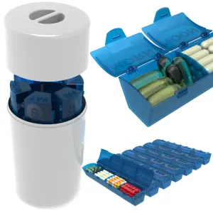 Med Manager XL Extra Large Pill Organizer, Weekly Pill Box, 7 Day 4 Times a Day