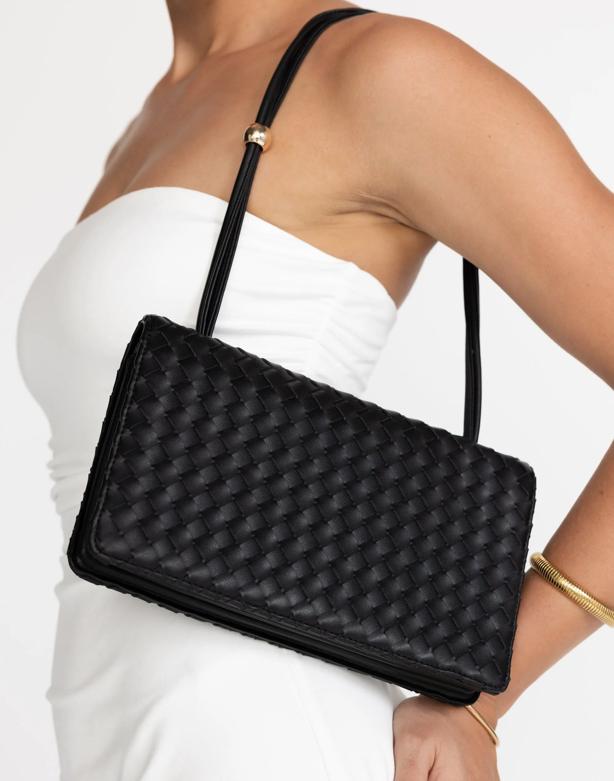 Mina Shoulder Bag (Black) - By Billini