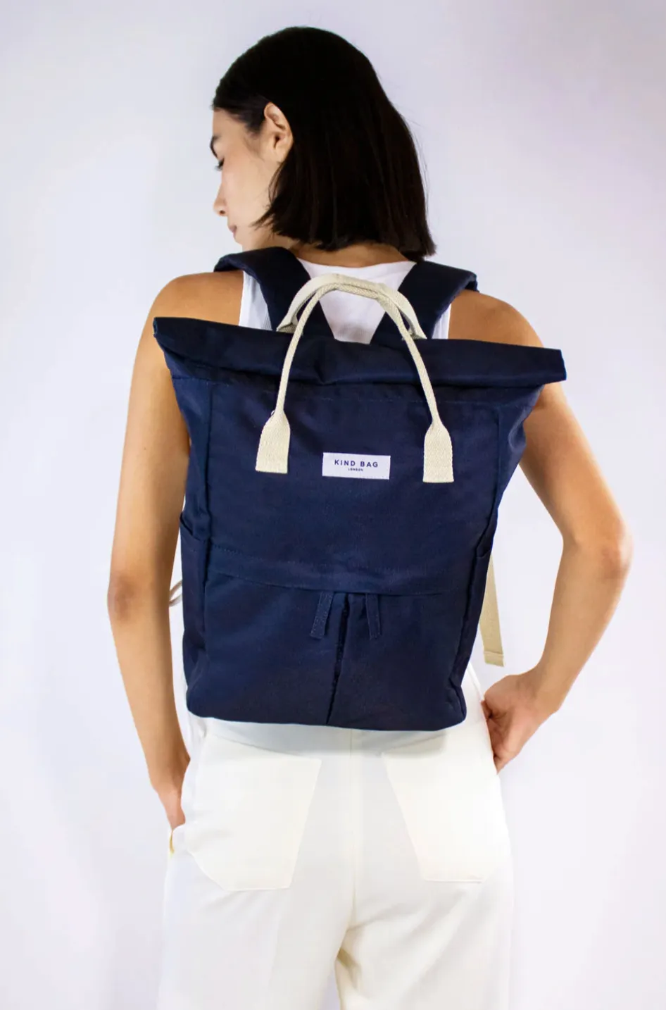 Navy Medium Backpack