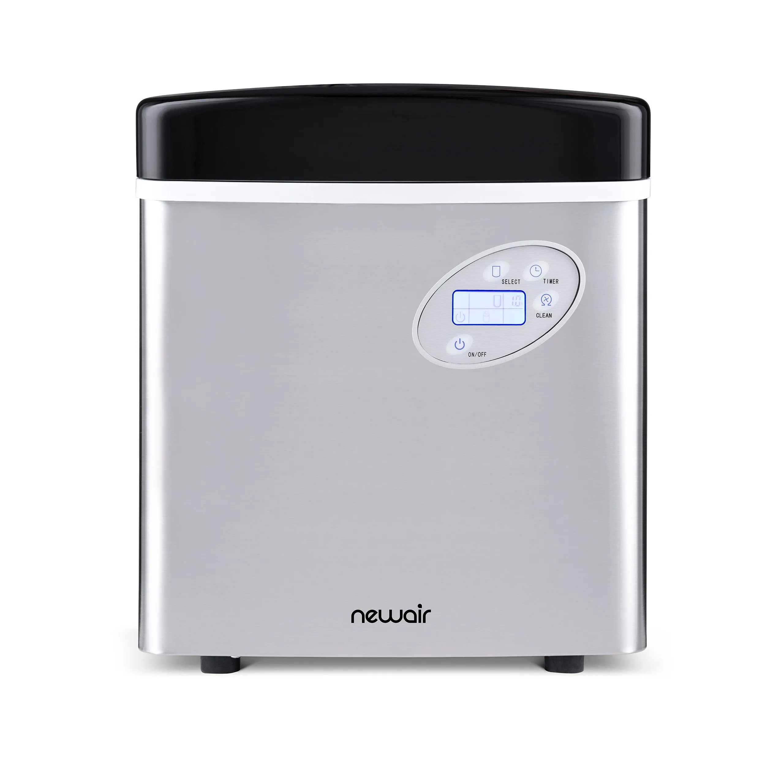 Newair® Countertop Ice Maker. Bullet Ice, 50 lbs/day - Red
