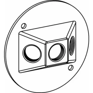 Orbit RC-3 Weatherproof Round FS Box Cover 1/2" KO