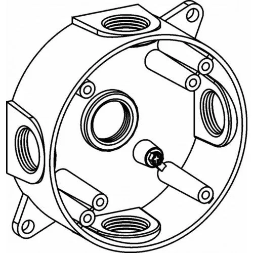 Orbit RC-3 Weatherproof Round FS Box Cover 1/2" KO